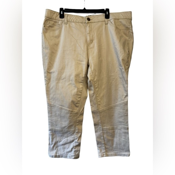 Arna York Collection Cropped Jeans 22W - Picture 1 of 7